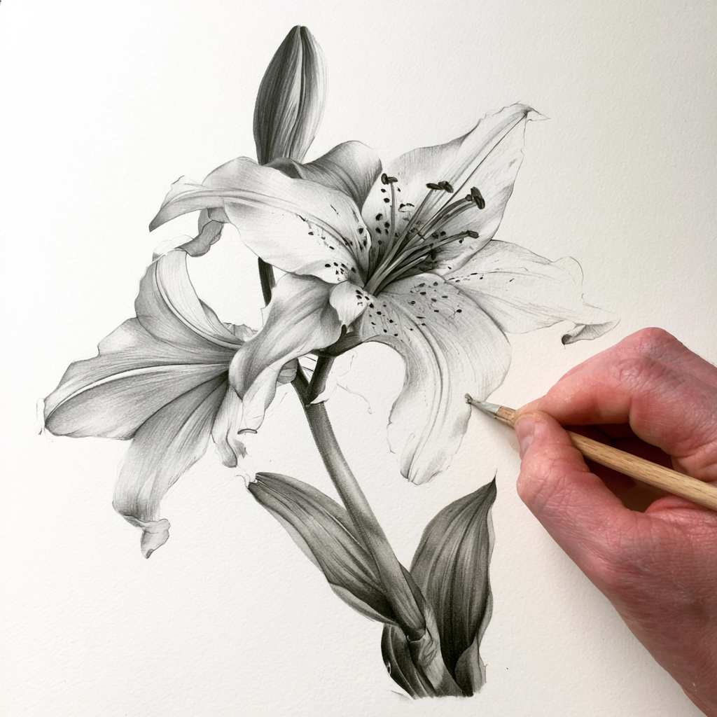 Botanical Art drawing